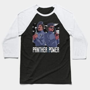 Black Panther Party Logo Baseball T-Shirt